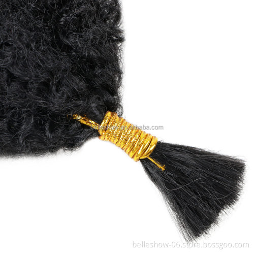 Marley Braids Curly Crochet Braiding Hair Afro Kinky Bulk Hair Synthetic Weaving Hair Extension Marley Braids